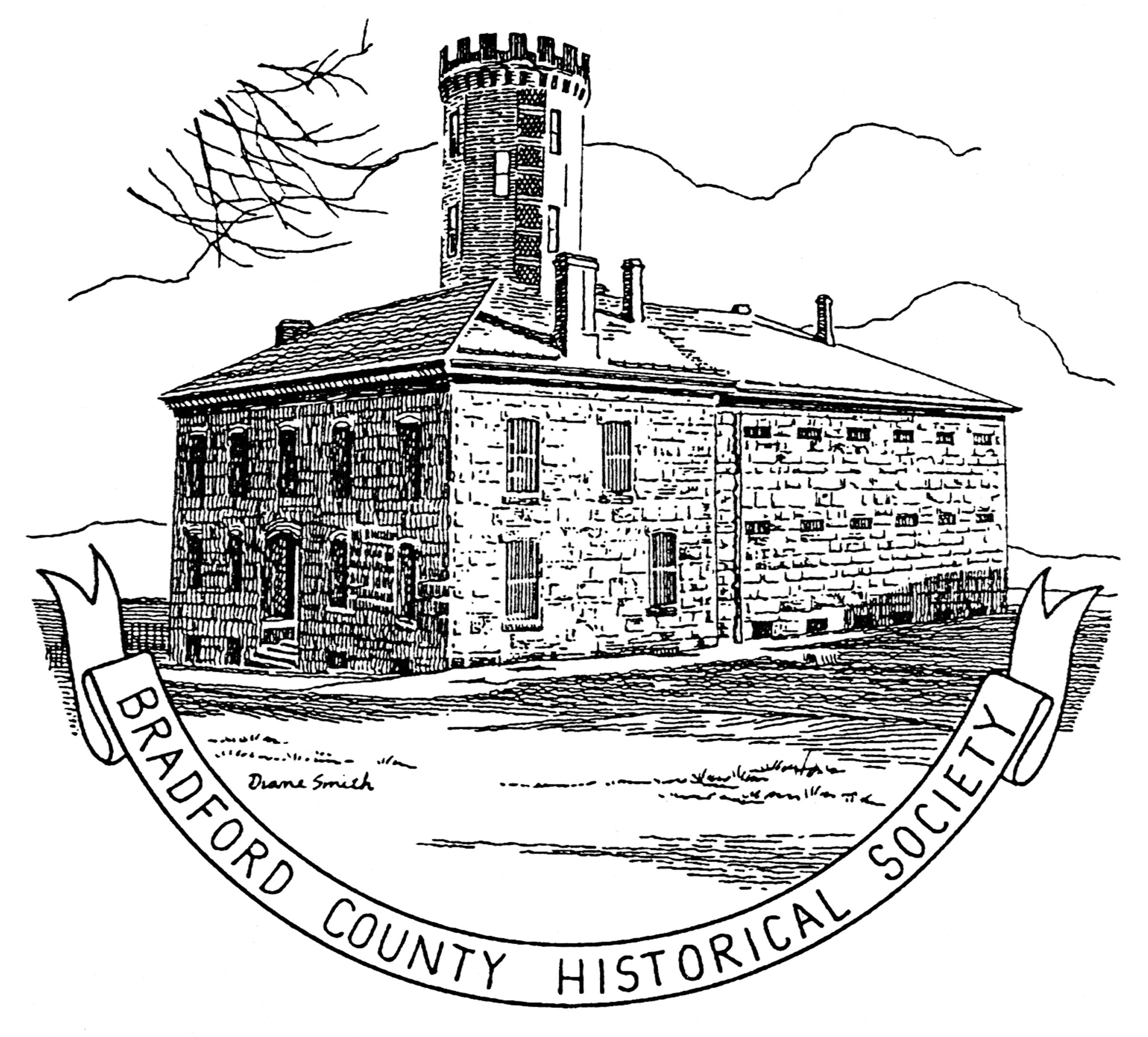 Bradford County Historical Society Logo 1829